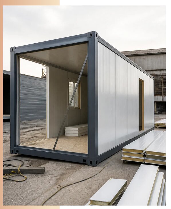Блок-контейнеры из сэндвич-панелей на заказ в Надыме